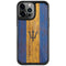 Barbados Flag Dark Wood iPhone 13 Pro Cargo Case